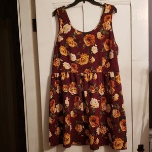 Forever21+ Floral Skater Dress